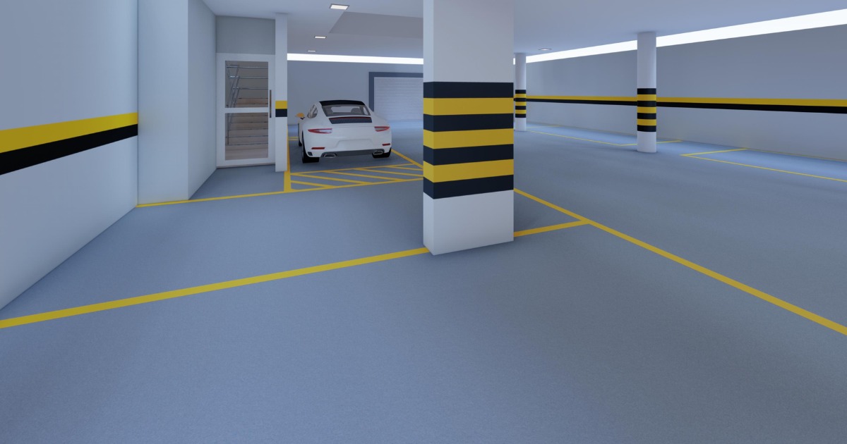 Garagem coberta